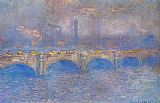 Waterloo Bridge Sunlight Effect 3 by Claude Monet
